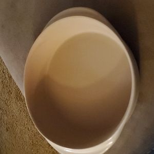 Pampered Chef 8" round x 2" deep stoneware bake pan